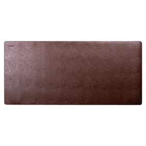Coussin de bureau XL - Grand tapis de bureau en cuir végétalien (17 x 36) - Écriture lisse au beurre... - Photo 1/9