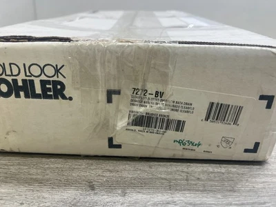 Kohler K-7272-BV Clearflo 1-1/2" Tub Drain Kit - with Overflow - Brushed Bronze - Image 1 of 2