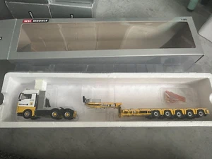 WSI 1:50 Medaco MAN TGX XLX 6x4 + 5 axle semi lowloader - Picture 1 of 4