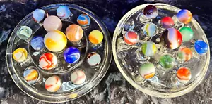 Vintage Glasmurmeln Lot mittel - groß Sie erhalten beide Sets und die Displays - Bild 1 von 16