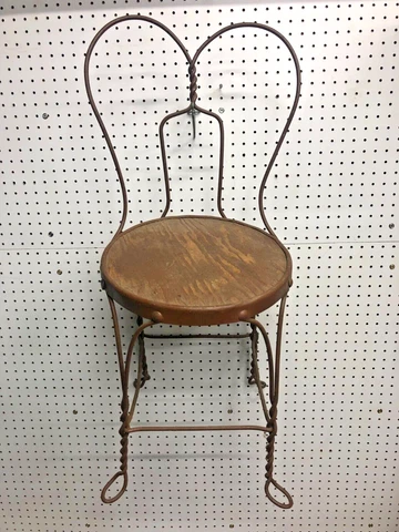 vintage ice cream parlor chair Bargain Priced Cover