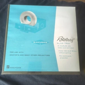 Lot of 2: Sawyer's Rototray Rotary Projector Slide Tray 100 2x2 Sealed - Picture 1 of 6