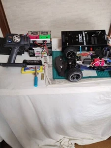 Kyosho 2-speed engine radio-controlled car body and accessories used from Japan - Picture 1 of 10