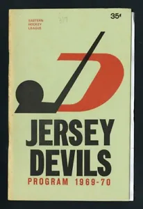 1969-70 3-7-1970 NEW JERSEY DEVILS HOCKEY PROGRAM CLINTON COMETS + MEDIA BONUSES - Picture 1 of 2