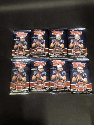 8x NFL 2012 Topps Football Cards Trading Card Packs (10 Cards per) Hobby Packs - Image 1 of 4