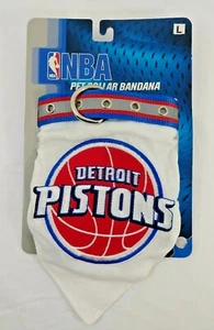 Cuello de Mascota de Baloncesto NBA Bandana Perro Gato - Pistones de Detroit - Grande - ¡NUEVO! - Imagen 1 de 6