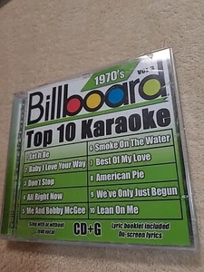 Billboard Top 10 Karaoke: 1970's, Vol. 3 by Various (CD, 2007) - Picture 1 of 7