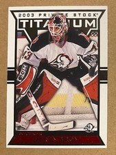2002-03 MARTIN BIRON PRIVATE STOCK TITANIUM RED CARD #11 BUFFALO SABRES #230/299