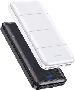 2-Pack 15000mAh Power Bank Dual USB & Type-C Output 5V/3.1A Fast Charger - Picture 1 of 6