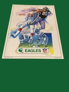 Philadelphia Eagles Wall Art from 1982 Kellogg's Poster - 8x10.5 Color Photo - Picture 1 of 3