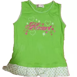 vintage y2k gyaru ruffle heart star tank top camisole shirt XS kidcore grunge - Picture 1 of 2