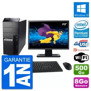PC tour LENOVO M91p Schermo 19 " Intel G630 RAM 8Go Disco 500Go Windows 10 Wifi - Foto 1 di 3