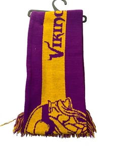 Minnesota Vikings Reversible Knit Scarf, NFL Licensed, Foco Brand, NWT - Picture 1 of 3