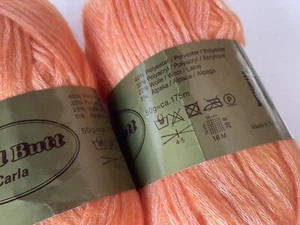 Flauschige Wolle, Woll Butt Carla a.50 g Lachs. 200 g - Bild 1 von 3