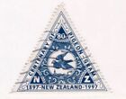 Nowa Zelandia używana stempel trójkątny Scott # 1436 , trójkąt znaczek pocztowy stemplowane