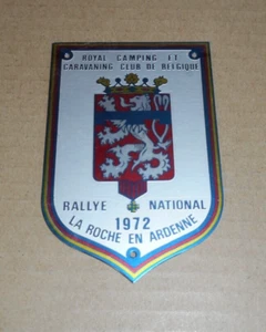 Ancien badge plaque calandre R3CB RCCCB 42e RALLY NATIONAL CAMPING CARAVANE 1972 - Picture 1 of 2