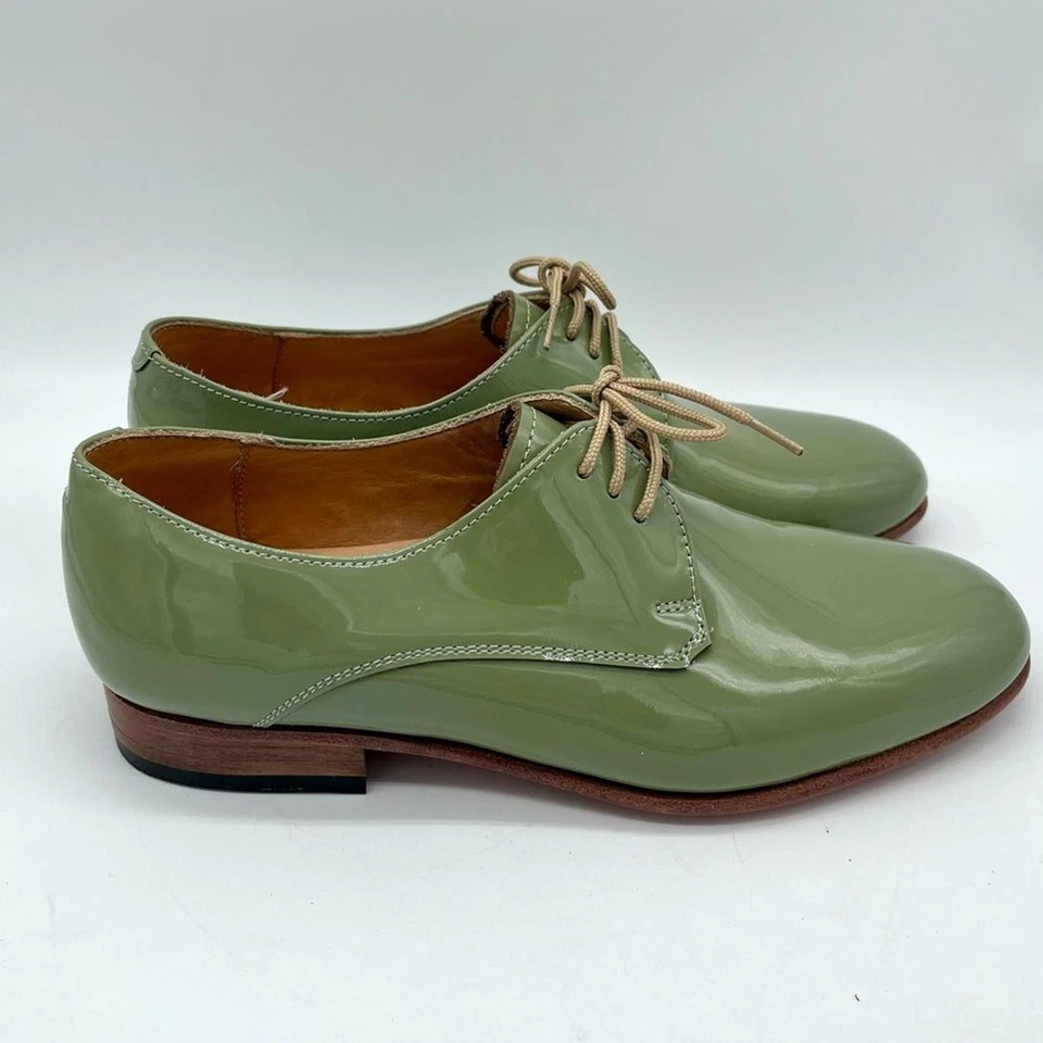 Dieppa Restrepo лакированная кожа зеленый Oxford размер 6 - Изображение 1 из 4