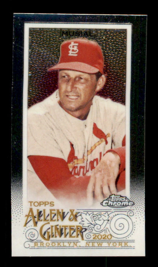 2020 Topps Allen and Ginter Chrome Mini #131 Stan Musial - Image 1 of 2
