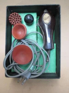 Body massager, Vibrator, Vibroette, Bakelite, Art Deco, Works, vintage - Foto 1 di 17