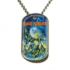 IRON MAIDEN live after death metal dogtag pendant and chain