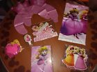 Princess Peach Birthday Party Decorations Supplies Cake Decorations, Balloons...