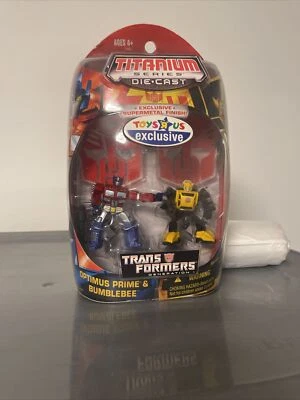 TRANSFORMERS GEN 1 - TITANIUM SERIES DIE CAST - OPTIMUS PRIMES & BUMBLEBEE - 8 - Image 1 of 2