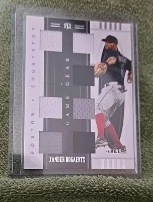 National Treasures Game Gear Xander Bogaerts 2021 7 parche de juego reliquias 38/99 SOX  Foto 1 de 2