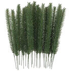 20 Pcs Artificial Pine Needles Plastic Simulation DIY Green Leaf