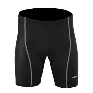 Men's Cycling Cool Max Padded Compression Shorts Nylon Lycra - Picture 1 of 17