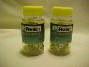 Lot of 2 Panduit Pn10-6R-L 12-10 Awg Nylon Ring Terminal Pk50, total 100 - Picture 1 of 5