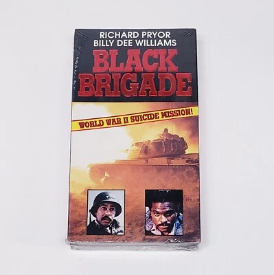 Black Brigade(Carter's Army)-SEALED VHS-Richard Pryor Billy Dee Williams-WWII Foto 1 de 3