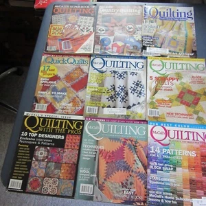 Lot of 17 McCall's Quilting magazines 1976-2009 - Picture 1 of 9