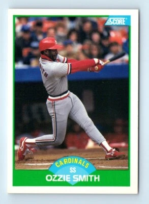 1989 Score Ozzie Smith St. Louis Cardinals #80 - Image 1 of 2