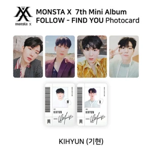 MONSTA X 7th mini album FOLLOW FIND YOU Official Photocard KIHYUN - Picture 1 of 22