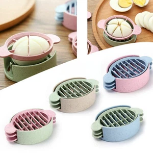Egg Slicer 3 in 1 Cutter Eggs Section Chopper Kitchen Gadget Multifunctional - Picture 1 of 17