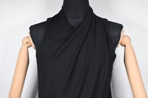 Helmut Lang Asymmetric Sleeveless Black Blouse size S/P - Picture 1 of 8