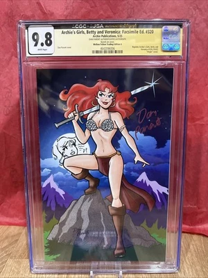 Betty Veronica #320 Dan Parent Cheryl as Red Sonja CGC 9.8 Ss Signed Sketched - Image 1 of 4