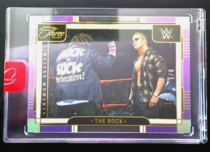 Panini Three Count WWE 2024 The Rock púrpura/8 SSP - Imagen 1 de 2