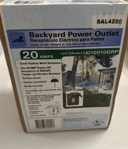 Midwest Electric Products 20 Amp Backyard Outlet with GFI Receptacle - Picture 1 of 5