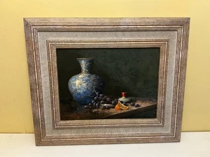 Oil on panel, STILL LIFE, Signed NOEL RIPLEY - Picture 1 of 10