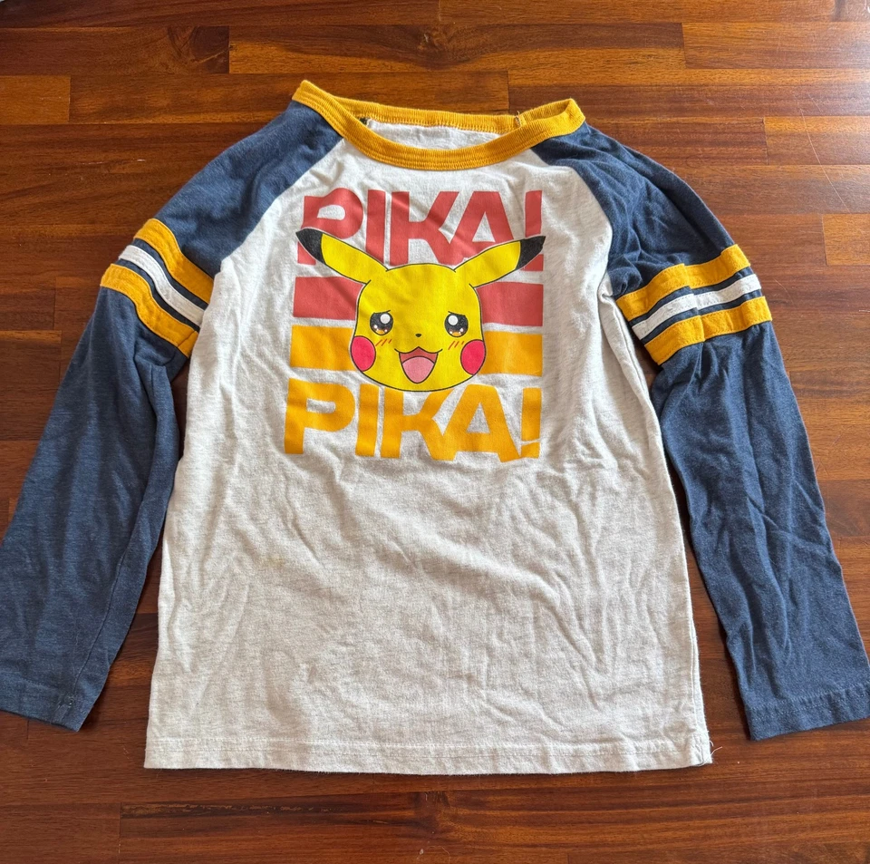 Pokemon Juvenil Talla 7 Camiseta Manga Larga Foto 1 de 1