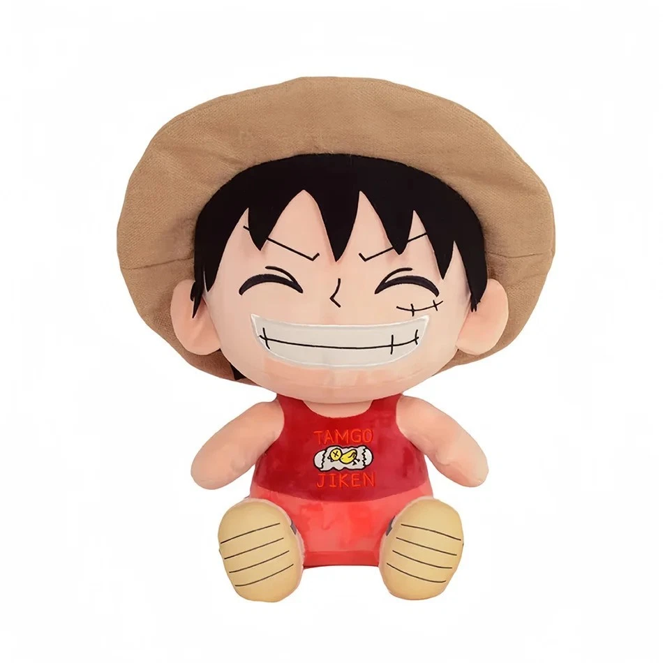 Juguete de peluche de una pieza de 25 cm Luffy Zoro Chopper Ace lindo anime muñeca de peluche regalo Foto 1 de 1