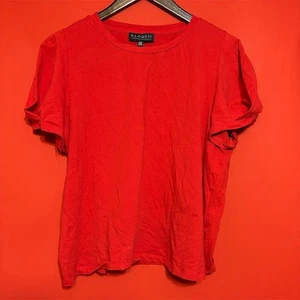 ELOQUII Women's Size 18 Red Crewneck Short Sleeve T-Shirt - Picture 1 of 8