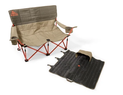 SALE Kelty Low Loveseat Camping Chair for 2 People – Bungee Cord/Beluga Color