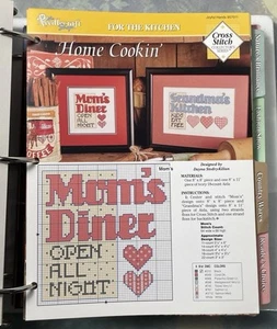 The Needlecraft Shop Cross Stitch Collectors Series 3 Ring Binder 84 Patterns - Picture 1 of 15
