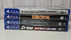 Sony PlayStation 4 Bundle Lot PS4 4 Titel The Crew Farcry Ghost Recon DragonAge - Bild 1 von 13