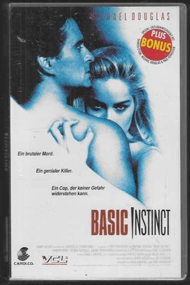 Michael Douglas  Sharon Stone   BASIC INSTINCT   VHS Rarität  NEU  OVP  in Folie - Bild 1 von 2
