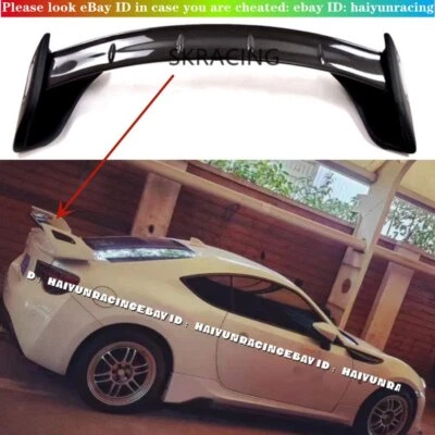 Alerón trasero de fibra de carbono real apto para Toyota GT86 para Subaru BRZ Foto 1 de 4