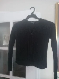 U S POLO ASSN. SCHOOL UNIFORM ZIPPER SWEATER SIZE M 10/12 - Picture 1 of 4