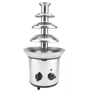 4 Tiers Electric Chocolate Melting Machine Fondue Maker Fountain EU Plug 220V. - Picture 1 of 10